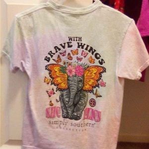 Simply southern medium girls t-shirt no stains or tears
